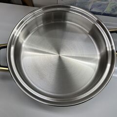 Tupperware Rainbow Cooker 両手鍋＋蒸し器 直径約30cm ステンレス