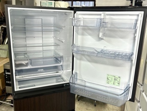 札幌引取り歓迎 美品 21年製 アクア AQUA Delie 430L 4ドア冷蔵庫 AQR  