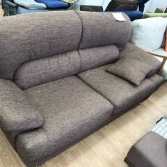 ☆ジモティ割あり☆ ニトリ ソファー 茶クリーニング済み KJ5012
