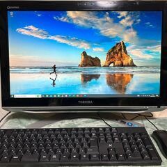 東芝 大画面一体型高速PC Office/Corei5/8GB