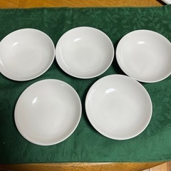 白いお皿５枚