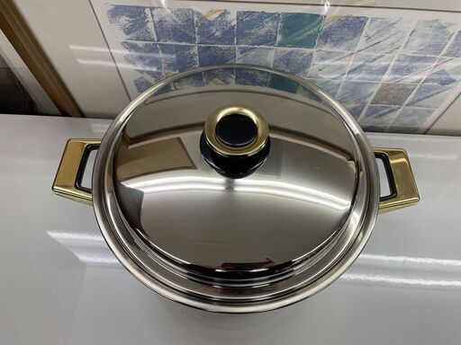 Tupperware Rainbow Cooker 両手鍋 約30cm 深さ15cm ステンレス