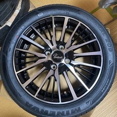 値下げ［新品15インチタイヤ・ホイールセット］165/55R15...