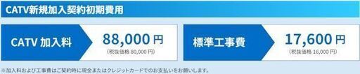 山梨県　ケーブルテレビ（NNS）のCATV加入権（権利）