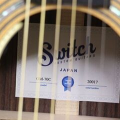 SWITCH Custom Guitars OM-70C スイッチカスタムギター (P1765akxwY)