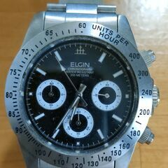 【ネット決済・配送可】腕時計 ELGIN クォーツ クロノグラフ...