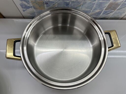 Tupperware Rainbow Cooker 両手鍋 約30cm 深さ9.5cm ステンレス