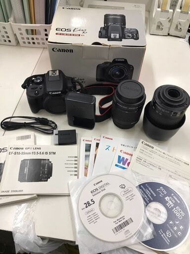 一眼レフ カメラCanon eos kissX7 ズームレンズセット
