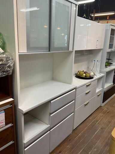 松田家具　1000 アリスオープン　食器棚　キッチンボード　レンジボード