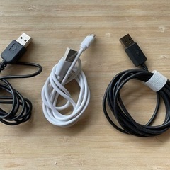 Micro USB⇄USB A ケーブル