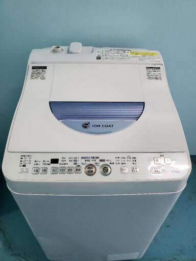 激安早い者勝ち❗【分解清掃済みでキレイ❗】本格的な乾燥機能付きシャープ5.5kg洗濯機