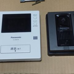 発送可 玄関テレビドアホン　パナソニック　セット　VL-MV19...