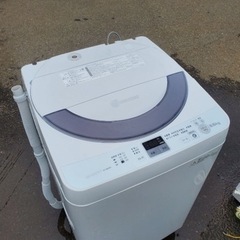  EJ2876番✨SHARP✨電気洗濯機 ✨ES-GE55N-S