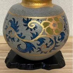 九谷焼　彩光　花器　花瓶　壺