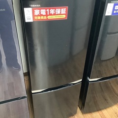 TOSHIBA 2ドア冷蔵庫 GR-S15BS 2021年製