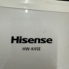 ジモティ来店特価!!　洗濯機　ハイセンス　HW-K45E　2021　　　J-0502
