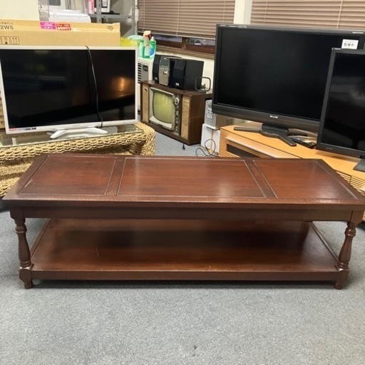 北海道   帯広   コスガ　アンティーク　コーヒーテーブル　テレビボード　ローテーブル　ローボード　テレビ台　木製　シンプル   家具   収納家具　モノココ   モノココ帯広店