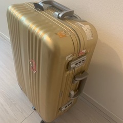 *⋆✈︎ロック式ゴールド スーツケース*⋆✈︎