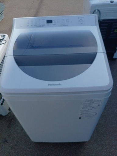万代店　★2019年製★美品 中古★Panasonic 8kg 泡洗浄＆パワフル立体水流で洗浄力UP! 洗濯機【NA-FA80H7-N】