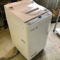 [超美品]✨2018年製 SHARP 電気洗濯乾燥機5.5…