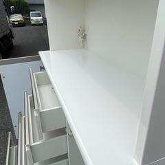 ニトリ キッチンボード ポスティア140KBWH ソフトクローズ付き