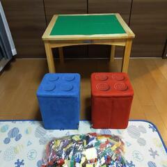 LEGO レゴブロック 木製テーブル 