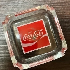 当時物(昭和レトロ)希少レアな　　　　　コカコーラ ガラス製灰皿