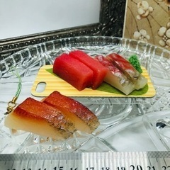 ⭐️新品⭐️食品サンプル　スマホカバー　　ストラップ　お刺身　マ...