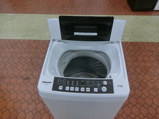 ID 070785 洗濯機5.5K ハイセンス 2019年 HW-E5502 - 洗濯機 