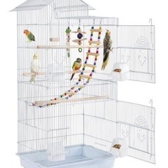 鳥籠大型　美品　約高さ99センチ　奥行き35センチ　横幅50センチ
