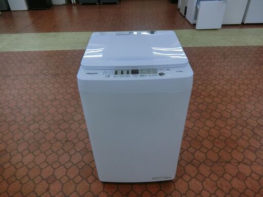ID 178618　洗濯機5.5K　ハイセンス　２０２３年　HW-T55F