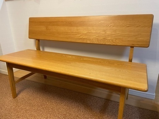 （株）アサヒ　ナラ材　CICURO bench ダイニング　ベンチ　ナラ材