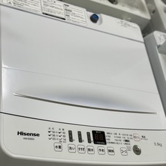 送料・設置込み 洗濯機 5.5kg Hisense 2021年