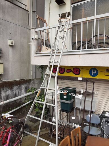 リサイクルショップどりーむ天保山店　No12908　はしご　１０尺　造園　使用いろいろ リサイクルショップどりーむ天保山店 No12908 はしご 10尺 造園 使用