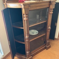 【お話し中】アンティーク　ディスプレイケース　　　キャビネット