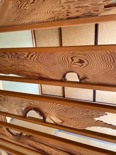 近江八幡市より、屋久杉材を使った特注建具2枚、1枚サイズ164 86 - その他 