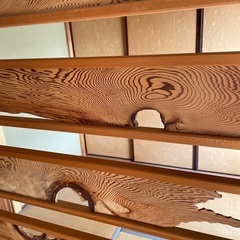 近江八幡市より、屋久杉材を使った特注建具2枚、1枚サイズ164 86