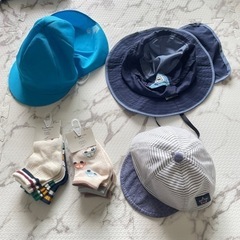 【各300円】カラー帽、帽子、靴下