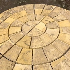 敷石　タイル　サークルタイプ　ガーデン　DIY