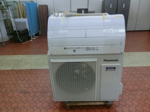 ID 406612   エアコン5.6K　パナソニック　２０１９年　１８～２０畳　冷暖　単相200V　CS-X569C