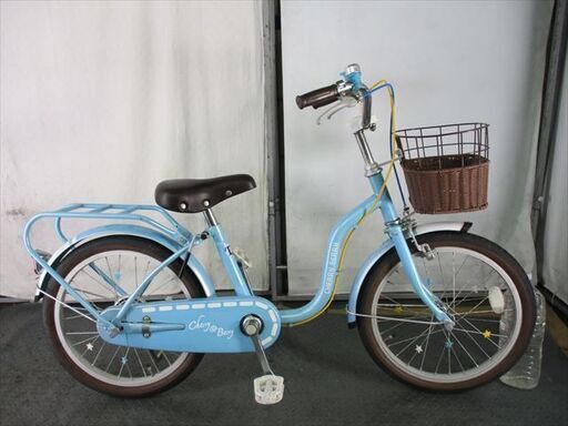 Ｄ501　★8000円★整備済み 中古子供自転車 【18インチ　水色 】
