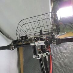 D505★16800円★　折りたたみ中古自転車　CHEVROLET　黒【26インチ　マウンテン　サス動き難あり】 