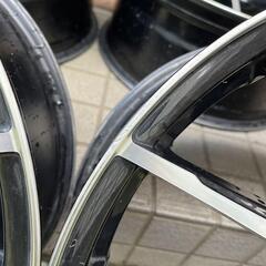 INTER MILANO VOLTEC HYPER MS-7インターミラノ ボルテック 7.5J-19 off+55 pcd114.3/5H 19インチホイール4本 オデッセイ/ヴェゼル/ノア/ヴォクシー/エスクァイア 他