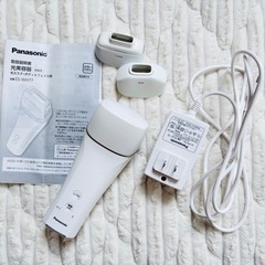 Panasonic脱毛器と電気シェーバー