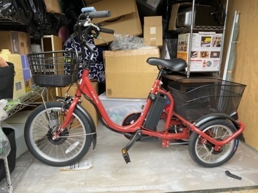 [ほぼ新品]電動アシスト自転車　(三輪)