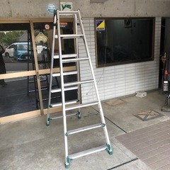 ALINCO　7尺伸縮脚付踏ざん幅広  はしご兼用脚立PRT-210FX L