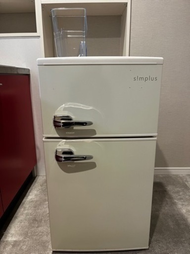 Simplus 冷凍冷蔵庫85L ホワイト (ポテト) 高畑のその他の中古あげます 