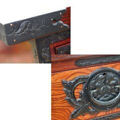 箪笥 幅175.5×奥45.5×高92cm 4段9杯 1扉収納