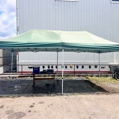 ワン
 タッチタープテント 幅600x300cm BBQ イベント 