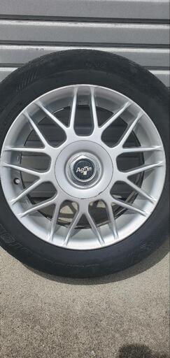 ブリヂストン□AGAIN□15インチ 10穴マルチ 100/114.3 アルミホイール  